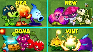 Random 6 Team Plants Battlez - Who Will Win? - PvZ 2 Team Plant vs Team Plant