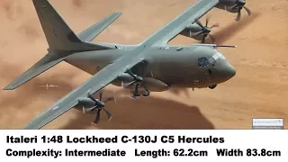 Large Scale! Italeri 1:48 Lockheed C-130J C5 Hercules Kit Review