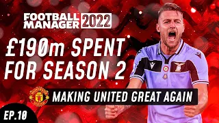 MANCHESTER UNITED FM22 BETA SAVE #10 | Football Manager 2022
