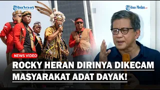 Rocky Gerung Terkejut saat Warga Adat Dayak Ikut Kecam Dirinya soal Hina Jokowi terkait IKN!