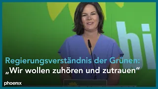 Annalena Baerbock zur Programmdebatte "Epilog - Regieren auf Augenhöhe mit der Zukunft"