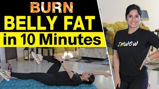 10 Minute BELLY WORKOUT | By GunjanShouts