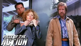 Walker Saves Alex In Cabin Showdown | Walker, Texas Ranger