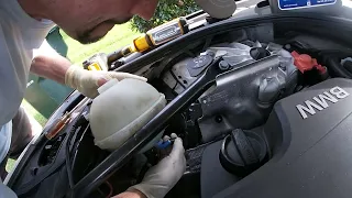 BMW 528i Low Coolant Level, Sensor Replacement