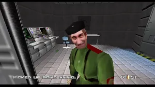 GoldenEye 007 N64 Walkthrough -Bunker I Hardmode - 00 Agent