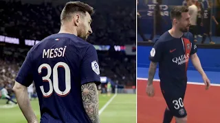 Lionel Messi SMILES in his final moment as a PSG player - after being booed in his final PSG game!