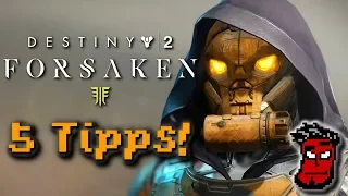 Destiny 2 Forsaken 5 Tipps: Schnell leveln! | Gameplay Guide / Tutorial [German Deutsch]