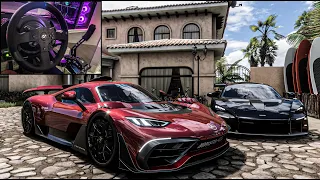 Mercedes-AMG ONE & McLaren SENNA CONVOY - Forza Horizon 5 | Thrustmaster T300RS GT | ULTRAWIDE 4K |