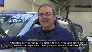Tuto mécanique Bosch Car Service :  Vérifier le niveau de liquide de frein