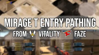 Mirage T Entry Pathing from Vitality vs FaZe