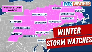 Winter Storm Watches Issued As Nor’easter Targets Northeast, Could Bring Significant Snow