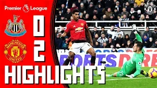 Highlights | Newcastle 0-2 Manchester United | Lukaku & Rashford Seal the Points | Premier League