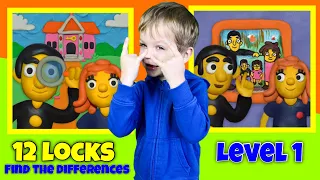 12 Locks Find The Differences Level 1