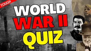 World War 2 Quiz | Can You Give 20 Correct Answers? | Multiple Choice |🔴 WWII Quiz🔴