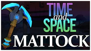 Buying the Mattock of Time and Space in Runescape for 500M...