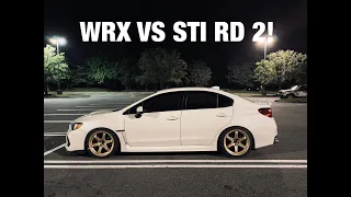 Stage 2 WRX vs Stage 2 STI