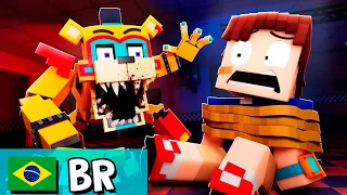 COMO GLAMROCK FREDDY MATOU O GREGORY!!! - Animação de FNAF Security Breach Minecraft