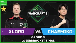 DreamHack Warcraft III Open 2021 Finals - [UD] XlorD vs. Chaemiko [HU] - Group B LB Final