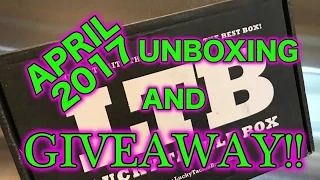 GIVEAWAY and UNBOXING!! - Lucky Tackle Box April 2017