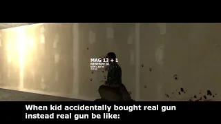 When quiet kid use gun instead airsoft accident