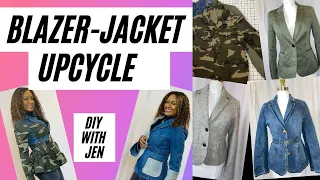 Blazer Jacket Upcycle