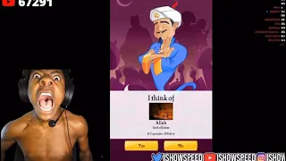 IShowSpeed Reaction To Akinator Guessing ALLAH