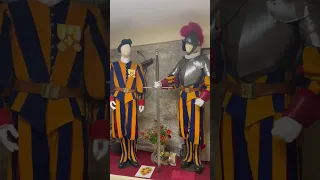 Sword is style with the Pontifical Swiss Guards