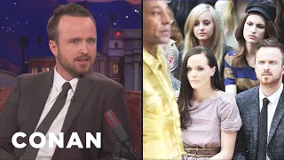 Aaron Paul Reacts To "Aaron Paul Confused By Fashion" Memes | CONAN on TBS