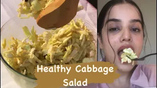 Super Simple & Light Cabbage Salad Recipe | 5 Min Salad Recipes #cabbage  #saladrecipe