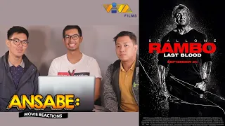 ANSABE Movie Trailer Reactions | Bachelors React to RAMBO: The Last Blood Trailer