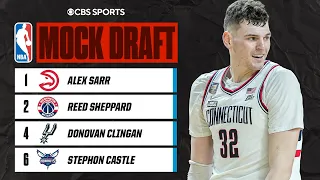 2024 NBA MOCK DRAFT: Spurs Take BIG MAN Donovan Clingan With 4th Pick I CBS Sports