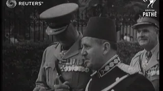 King Farouk opens the Egyptian Parliament (1939)