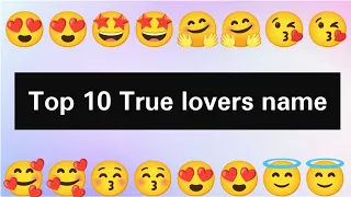 Top 10 True Lovers name ll Love quiz game ll Fun game @timtim995