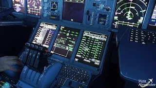 Airbus A380 Cockpit - Pilot Alexander