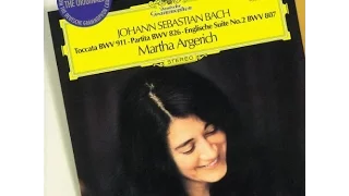 Johann Sebastian Bach, Toccata BWV 911, Martha Argerich, 1979