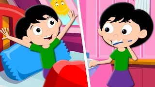 Kids TV Nursery Rhymes - Daily Routines Song | Morning Routines Song | Learn Baby Song kids tv