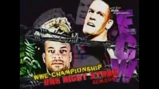 WWE Classic Matches #3 ECW One Night Stand 2006 WWE Championship Rob Van Dam Vs John Cena