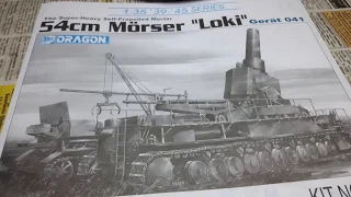 Bausatzvorstellung 1/35  Dragon 54 cm Mörser Loki