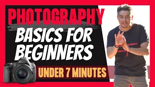 PHOTOGRAPHY BASICS IN 7 MINUTES - For a Beginner Photographer