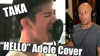 First time reaction & Vocal ANALYSIS - Adele - Hello (Cover by Taka from ONE OK ROCK)