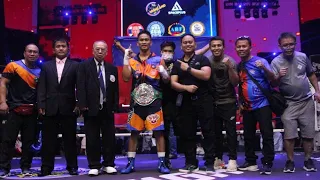 Vergil Vitor won by Knockout Cold in the 2nd to win the WBC Championship in Bangkok Thailand