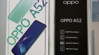 OPPO A52 Mobile Phone Unboxing and Review