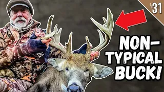 Ted Miller shoots GIANT Buck over Horizontal Rub! (Reverse Angle Footage)