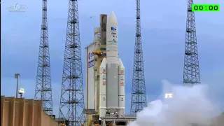 Launch of Ariane-5 VA223 from Kourou with DirecTV-15 & SKY México-1