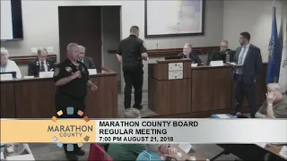 Marathon County Board Adjourned Organizational Meeting - 8/21/18