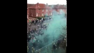 Celtic fans before the Old Firm Derby match against Rangers 12/03/2017