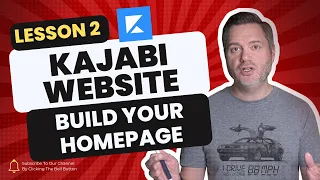 Lesson 2. Kajabi Website Tutorial (How to Build a HomePage)