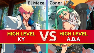 GGST ▰ El Maza | Dany (Ky) vs Zoner | Kshuewhatdamoo (A.B.A). High Level Gameplay