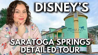 Disney's Saratoga Springs Resort & Studio Suite Tour (2024 Updated Rooms) | EVERY NEIGHBORHOOD