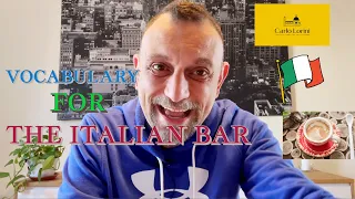 Vocabulary for the Italian bar - Italian for beginners